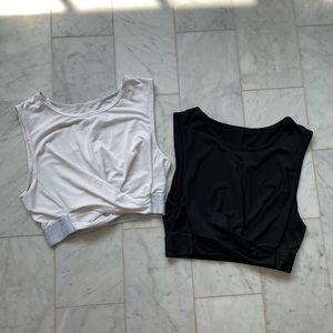 Fabletics cropped workout tops